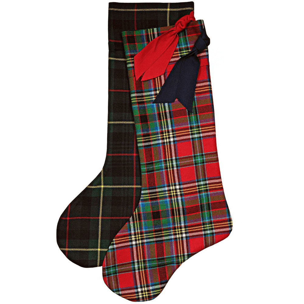 Christmas Stocking ❤️ Hilly Tartan ❧ №1